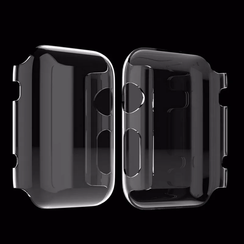 Gennemsigtig Ramme Klart, Ultra Tynd Hård PC-Protective Cover For Apple-Ur Serie 3 2 1 iwatch 38mm iwatch 42mm