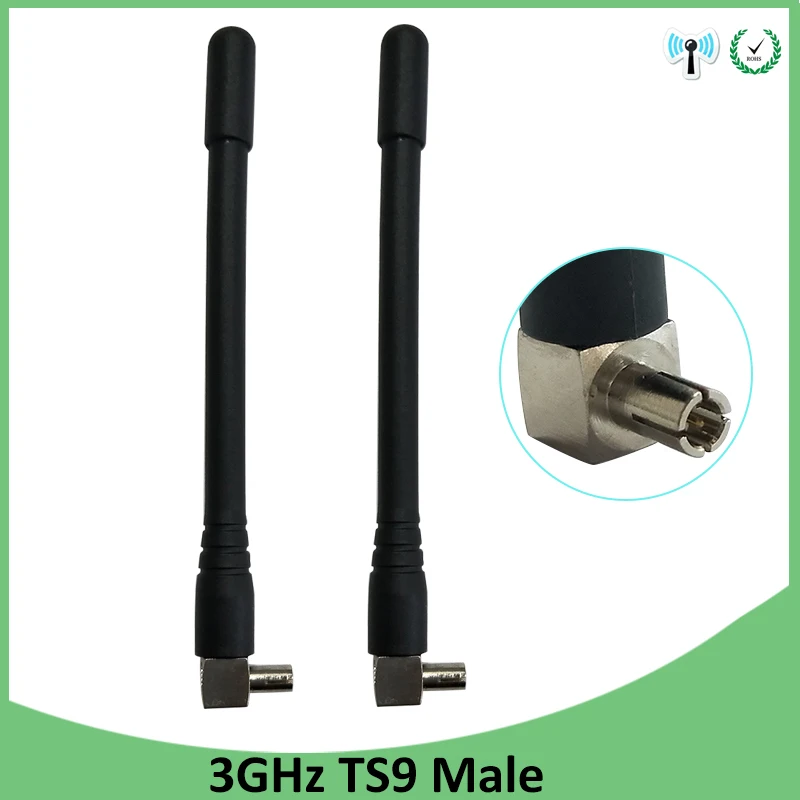 2stk 3G 4G lte antenne 3dbi med TS9 stik antena 1920-2670 Mhz antenne FOR Huawei modem trådløse lte-repeater antenner