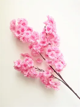 100CM39inch Falske Cherry Blossom Blomst Gren Begonia Sakura Træet Dæmme op for Bryllup Begivenhed Tree Decor Kunstige Dekorative Blomster