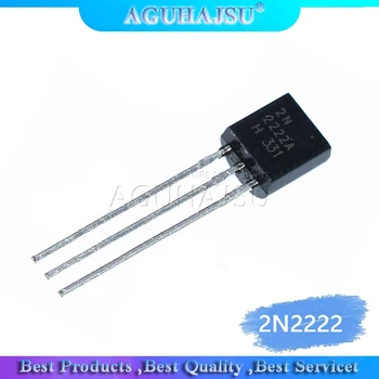 100PCS 2N2222 2N2222A TIL-AT 92 92 Transistor Ny, original