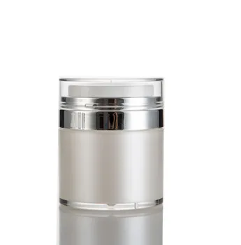 100pcs 50g Kosmetiske Jar Tom Akryl Creme Dåser,skal du Trykke på cremebeholder,prøvehætteglas, Kosmetiske Container