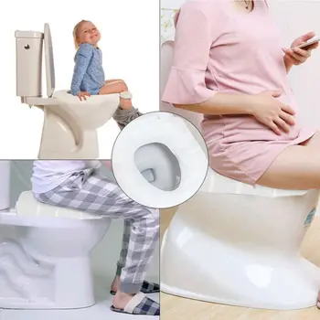 100pcs Toilet sædebetræk Papir 2020 Hot Salg Hvid Bærbare Rejse Flushable Disponible Hygiejniske Sanitære Toilet Dækker Papir