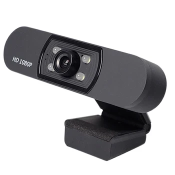 1080P USB Webcam Video Kamera med Mikrofon til PC Desktop, Laptop Hjem Kontor GK99