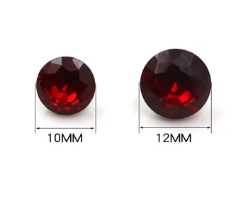 10stk/meget God kvalitet Lilla rød imiteret sten knapper Sy knapper til trøje Crystal knapper for beklædningsgenstande(SS-97-4)