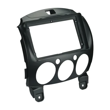 2-1Din Bil DVD-Frame Lyd Montering Adapter Dash Trim Kits Facia Panel 9inch For Mazda 2 2010 Radio