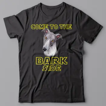 2019 Mode Ling Shirt Sommer Stil Greyhound Dog T-Shirt Kommer til At Barken Side - Mørke Side Har Vi Cookiescotton 3Dt-Shirts