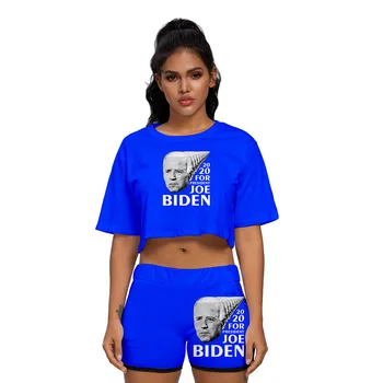 2020 AMERIKANSKE præsidentvalgkamp Biden Sommer Mode kortærmet T-shirt, Shorts Sæt