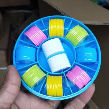 2020 Nye 100Pcs Tællere Tælle Chips Plast Markører 25 mm Blandede Farver til Bingo Chips Spil Tokens med opbevaringsboks