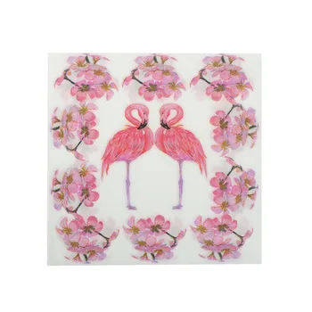 20pcs/pack 33*33 cm Pink Flamingo Fugl Tema Papir Serviet Festlige & Party Væv Serviet-Decoupage Fest Dekoration Indretning