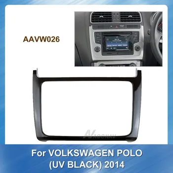 2Din Bil DVD-Billede til Volkswagen Polo UV-Sort Bil genmontering af DVD-frame Auto-Radio, CD Stereo Fascias Afspiller Panel Dashboard