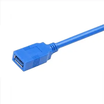 3 FT Blå USB 3.0 Type A-han til En Kvindelig Super Hastighed Udvidelse Kabel Konverter Adapter Tilslutning til Computer Kabel dropshipping