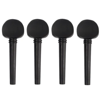 4-piece Ebony Tuning Pinde Machine head Tuning Pinde Tilbehør For Cello