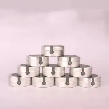 45*18mm 25ml metal aluminium salve kasse aluminium creme krukke olie-voks kosmetiske flaske med skruelåg af metal diy container potter box