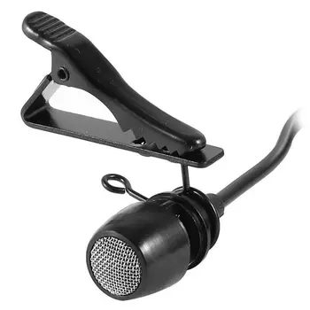 5 Pc ' er Ring Mini 7,5 mm Mikrofon Klip Holder Tie Klip Krave Klip Praktiske (Sort)