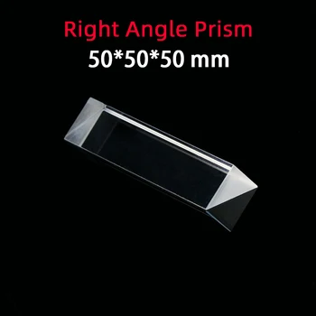 50*50*50 Højre Vinkel Prisme Materiale, K9 Brydning Prisme Optisk Glas Reflekterende Prisme Fabrik Tilpasning