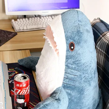 60cm Rusland Pude Dyr Pude Simulering Bløde Hajer Bløde Dukke Udstoppet Legetøj