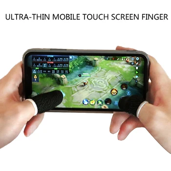 6stk Mobile Spil Sved-bevis Fingre Handsker Fingerspids Handsker, skridsikre Touch Screen Thumbs Finger Ærme Hjælpe artefakt