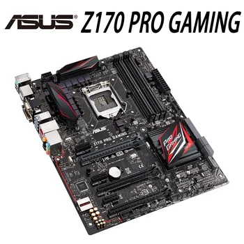 Asus Z170 PRO GAMING + CPU i5 6600K Bundkort Sæt 3,5 GHz 3.9 GHz Fire Kerner DDR4 PCI-E 3.0 M. 2 Z170 Placa-Mae 1151 Brugt