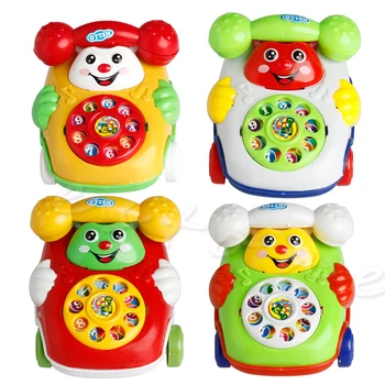 Baby Legetøj, Musik, Tegnefilm Phone Mobile Pædagogiske Udviklingsmæssige Børn Gaver Toy 19QF