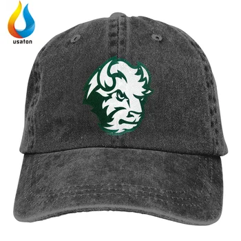 Baseball Hatte Udskrive 3D North Dakota State Logo Universitet Udendørs Fritidsaktiviteter Vasket Justerbar Hip Hop Hat Kvinder Mand Hatte