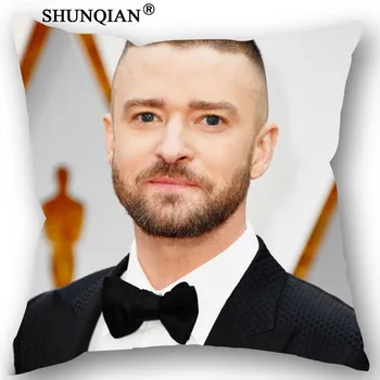 Bedste Justin Timberlake Pudebetræk Bryllup Dekorativ Pillow Cover Tilpassede Gave Til (To Sider) Trykt Pudebetræk 18-315