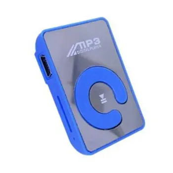 Bærbare Mini Spejl Klip MP3-Afspiller Musik Medier Understøtter Micro SD-TF Kort Mode, Hifi, MP3 til Udendørs Sport