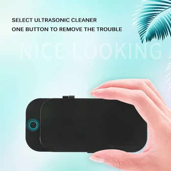 Bærbare Ultralyd Briller Renere Bedste Husstand Smykker Ultrasonic Cleaning Machine Se Mini Vibration Enhed God Leverandør
