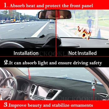 Dashboard Dækker Beskyttende pude til Toyota Avalon XX50 2019~2020 Tilbehør Dash Board Parasol Tæppe Anti-UV Dashmat X X50