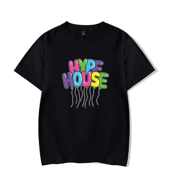 Den Hype Hus Tshrit Charli D'amelio T-Shirt til Mænd/kvinder Unisex Oversize O-hals Daisy Keech Toppe Sjove T-Shirt Print Mode