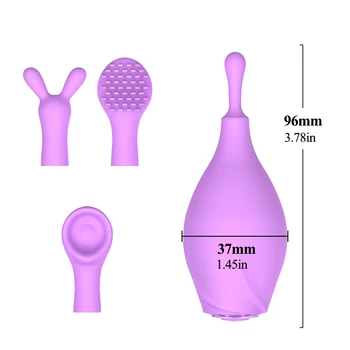 Dildo Vibrator Klitoris Sex Legetøj til Kvinder G-Spot Vibrator 3 Tyles Hovedbeklædning Kraftfuld Vandtæt Vibratorer Kvindelige Køn Produkter