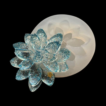 DIY Silikone 3D Blomst Skimmelsvampe, Mug Harpiks Smykker Vedhæng Gøre Værktøj Crafts Nye Tørret Blomst, Harpiks Dekorative DIY Kunsthåndværk