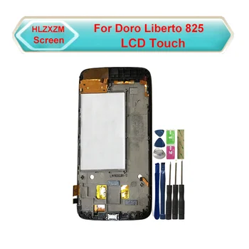 Doro Liberto 825 LCD-Skærm Med Touch screen Digitizer Assembly Udskiftning Med Værktøjer+3M Sticker
