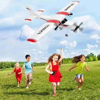 Elektriske RC Fly Epp Skum UAV Fjernbetjening Svævefly For Børn FX801 Fløj Kit Gave Fly Fly 2,4 GHZ Udendørs Leg Fix A5R8