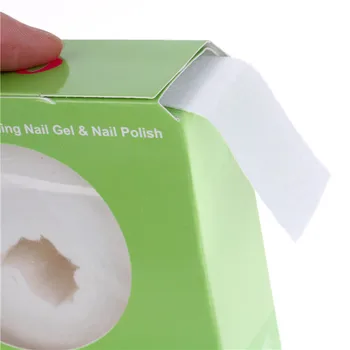Engros 1 Rulle Neglelak Akryl Gel Remover Håndklæde Papir, Bomuld Pads Roll Salon Nail Art Renere Værktøjer