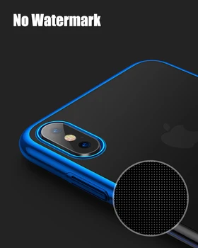 For iPhone-11 MAX Pro Tilfælde TPU Bumper Gennemsigtigt bagcover beskyttende Anti-falder iPhone X XS Antal XR 7 8 6 6s Plus