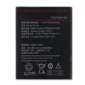 For Lenovo 2750Mah BL259 Original Li-ion Batteri til Lenovo vibe k5 plus K32C30 K32C36 Smart Mobiltelefon