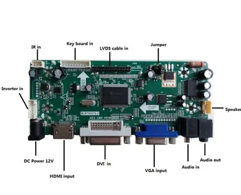 For LTN154P1-L04 Controller board Monitor Kit VGA HDMI 30pin LVDS 1 Lamper 1680X1050 LCD-DVI-15,4