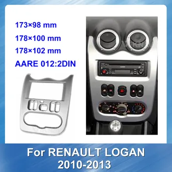 For RENAULT Logan 2010 2011 2012 2013 Bil genmontering af DVD-frame Radio Fascia Frame-Adapter CD-Panel Bil Radio Fascia