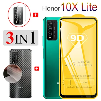 Fuld Beskyttelse til Huawei Honor 10X Lite Skærm Protektor Tilbage Film Hærdet Glas -ære 10x lite 5000 - Beskyttende Glas