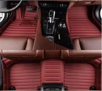 God tæpper! Brugerdefineret specie bil gulvmåtter til Volkswagen Tiguan LWB 5 pladser 2017-2018 skridsikker vandtæt tæpper,Gratis fragt