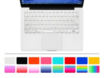 HKH 100pcs Ultra-tynd Silikone engelsk Tastatur Dække Huden Protektor For Mac Book Air 11