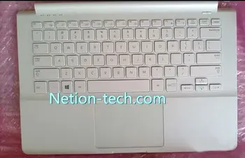 Høj kvalitet, NYE Originale Bærbar computer med ramme tastatur erstatning til Samsung 915s3g 905s3g håndledsstøtten hvidt tastatur OS layout