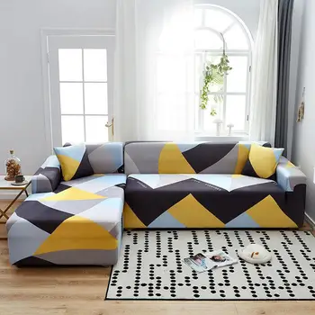 J ontrast farve farverige sofa dækning for stuen