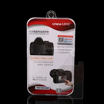 Kamera Optisk Hærdet Glas og LCD-Skærm Panel Film Protector 0,4 mm HD Guard Beskyttende Vandtæt Cover Til Canon 550D 60D 600D