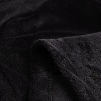 Langærmet Kvinder Badekåbe Vinter Plys Forlænget Sjal Morgenkåbe Hjem Tøj Robe Pels Nattøj Lomme Bløde Pyjamas Solid