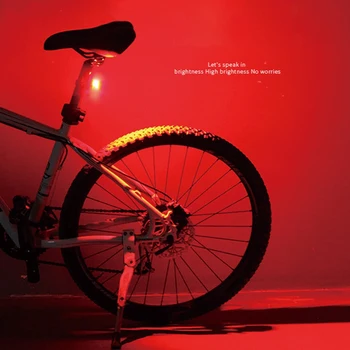 LED Cykel Lys Sæt USB-Genopladelig Vandtæt Front Cykel Lys Forlygte med Baglygte Cyklus Lys Sikkerhed om Natten