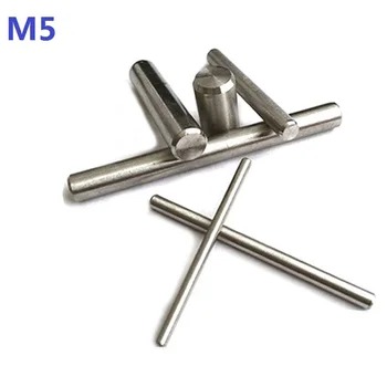 M5X8/10/12/14/16/18/20/22/25/28/30/35/40/45/50 GB119 SUS304 Rustfrit Stål Stift Pis Cylinder Pin Fast Sted Ud Pin-kode