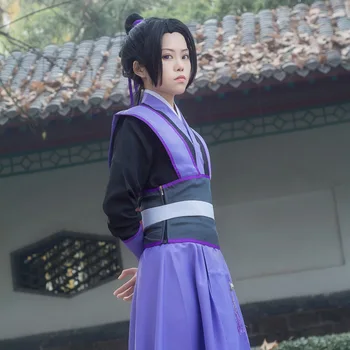 Mo Dao-Zu-Shi-Wei Wuxian Jiang Cheng Teenager Hanfu Cosplay Kostume Yaoi Den Utæmmede Stormester Dæmoniske Dyrkning af Kimono