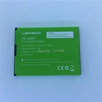 Mobiltelefon batteri til LEAGOO BT-5501 batteri 2850mAh Lang standby tid af Høj kvalitet for LEAGOO M9 batteri