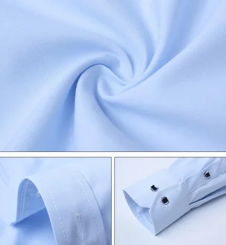 Mænd fransk Hvid Skjorte 2020 Ny Mænds Striber Skjorte med Lange Ærmer Casual Mandlige Brand Shirts Slim Fit fransk Manchet Skjorter